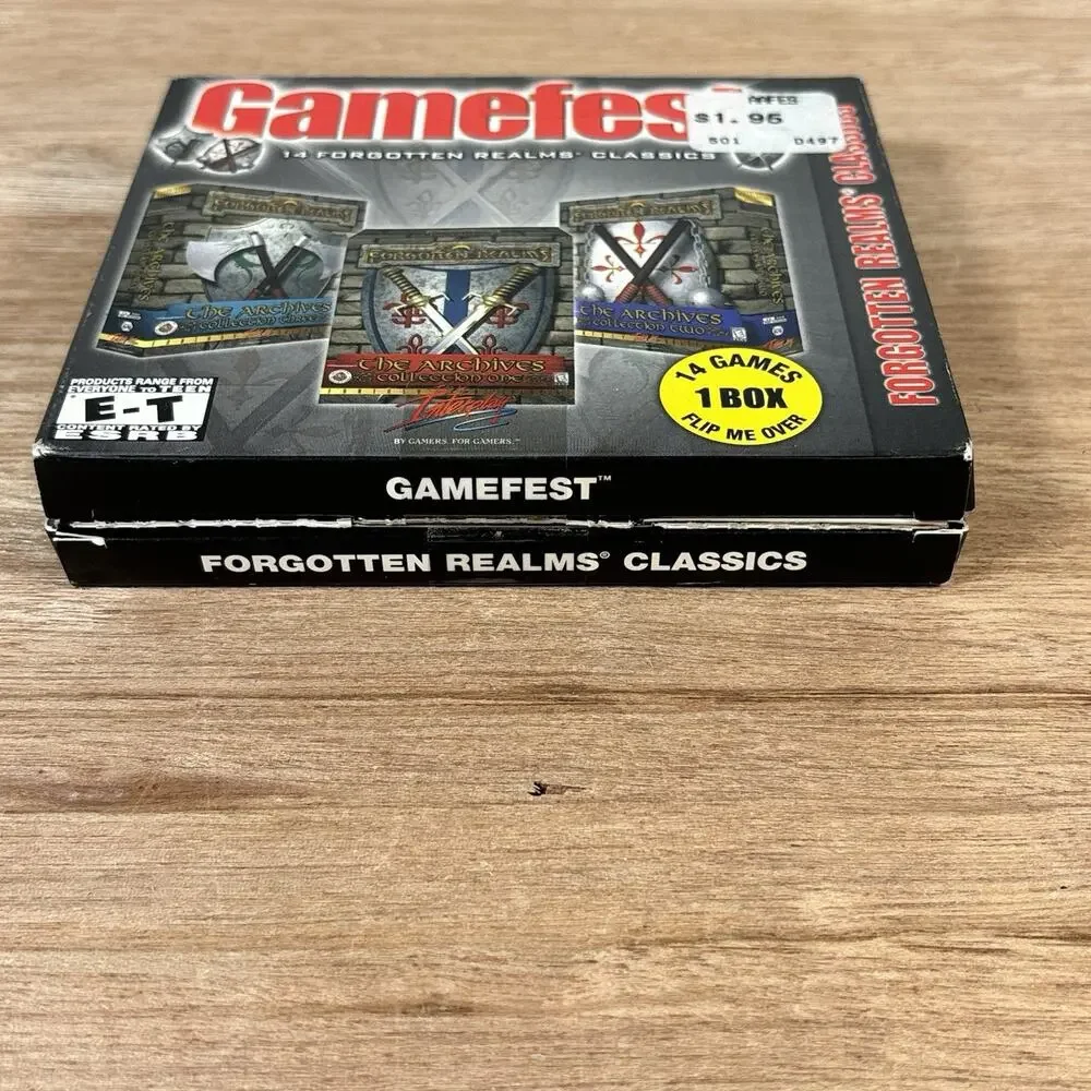 Gamefest for PC, New, 14 Forgotten Realms‎ Classics Games, Dual Jewel Sealed
